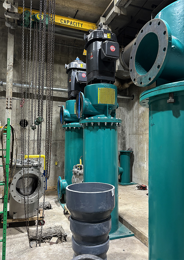 installing pump
