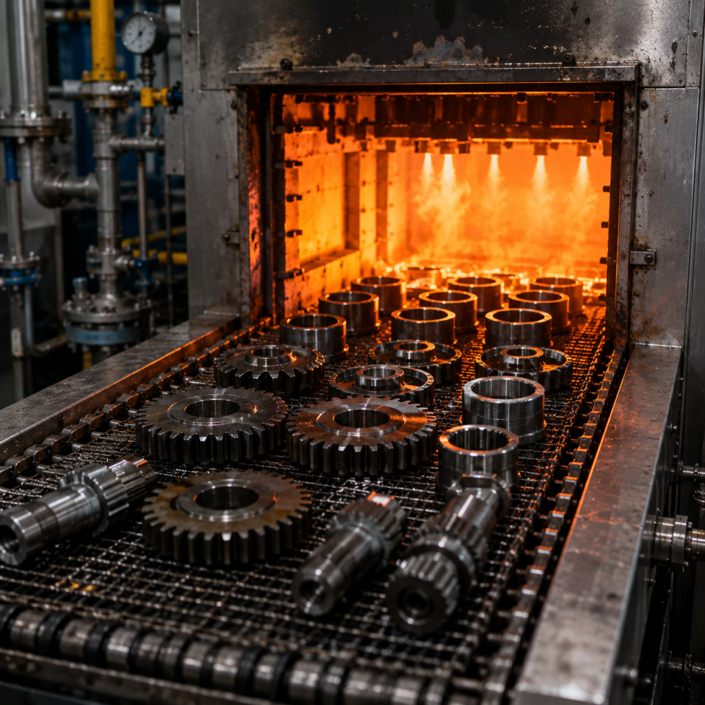 metal parts heat treating